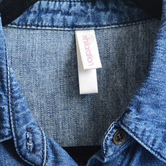 3/$30 - Target Ombre Denim Shirt - Picture 4 of 6